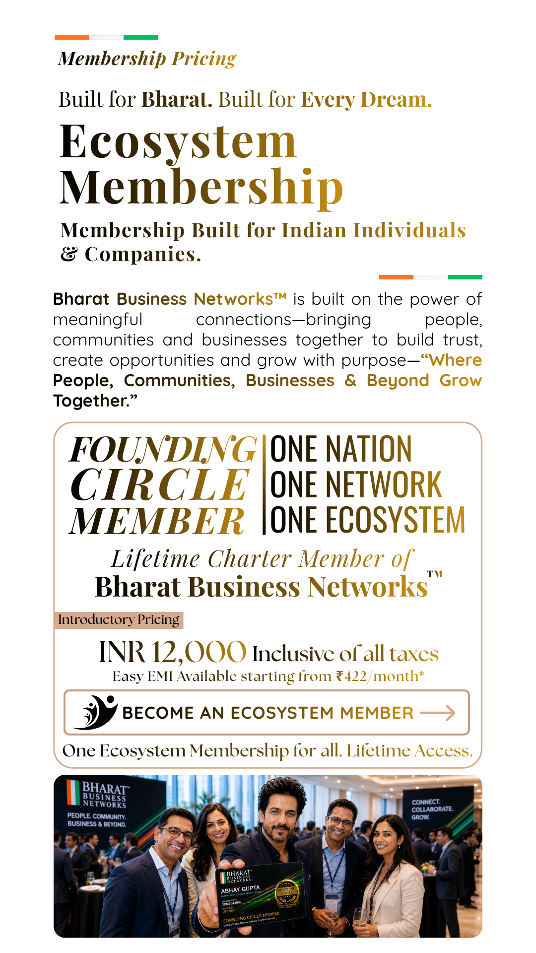 Investment, Hiring, Global Trade and M&A Opportunities across Bharat Business Networks