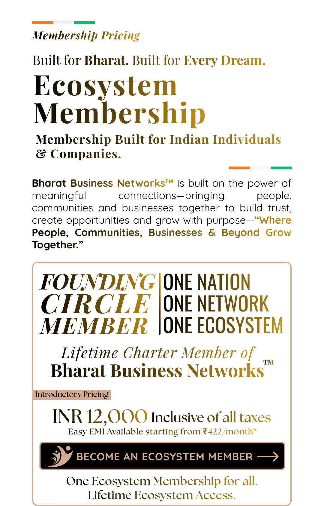 Investment, Hiring, Global Trade and M&A Opportunities across Bharat Business Networks